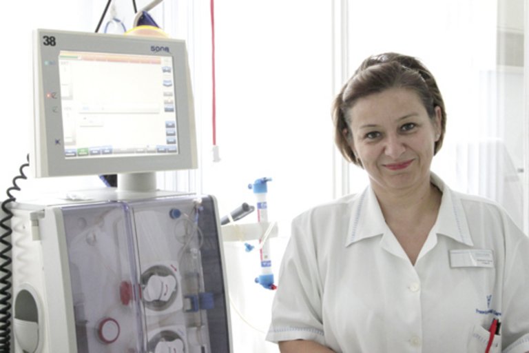 Агнеш Секереш, старшая медсестра Центра NephroCare в Цегледе
